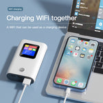 4G LTE WiFiルーター ポータブル 6000mAh充電器 ワイヤレスホットスポット 150Mbps ポケットモバイルモデム、MF905C アジア、MF905C EU
