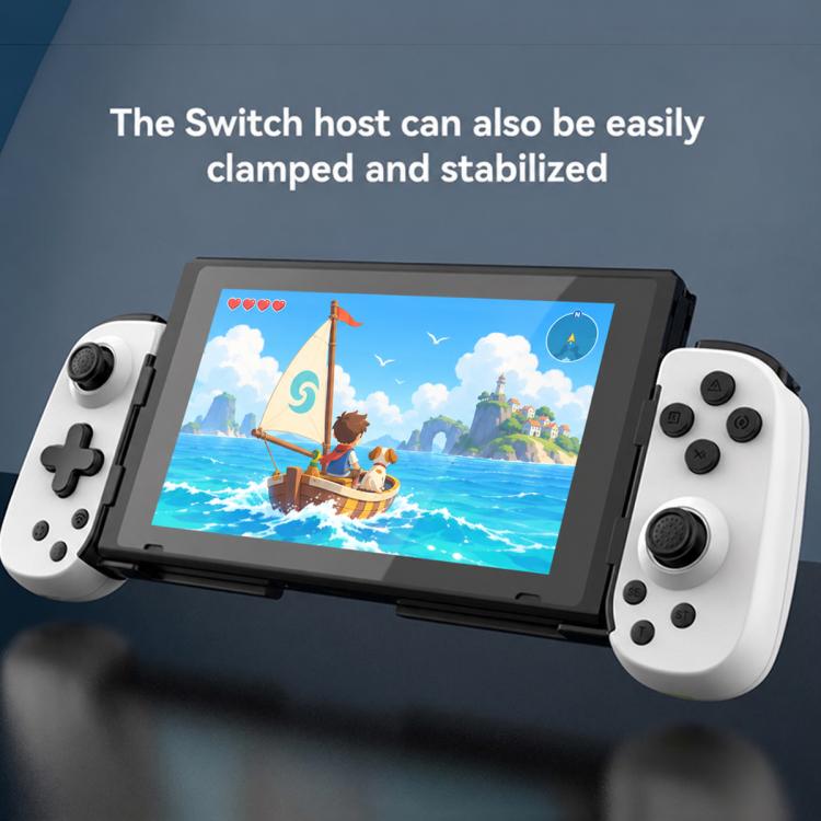 D6 Bluetooth 伸縮式ゲームパッド デュアルホール六軸体感 Android/iPhone/Switch対応、D6 ブラック、D6 ホワイトブラック、D6 ホワイトレッド