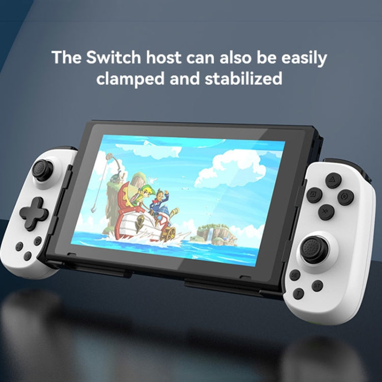 D6 Bluetooth 伸縮式ゲームパッド デュアルホール六軸体感 Android/iPhone/Switch対応、D6 ブラック、D6 ホワイトブラック、D6 ホワイトレッド