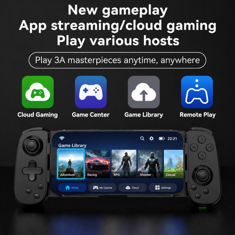 D6 Bluetooth 伸縮式ゲームパッド デュアルホール六軸体感 Android/iPhone/Switch対応、D6 ブラック、D6 ホワイトブラック、D6 ホワイトレッド