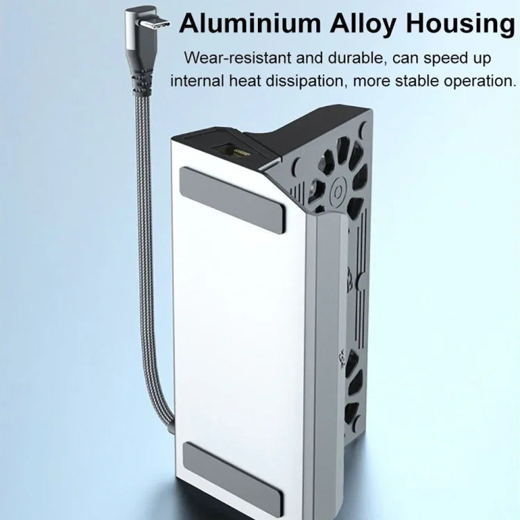 ASUS ROG Ally 100W PD充電対応ゲームコンソールスタンド 多機能USB 3.0ドッキングステーション 5-in-1、6-in-1、9-in-1、10-in-1