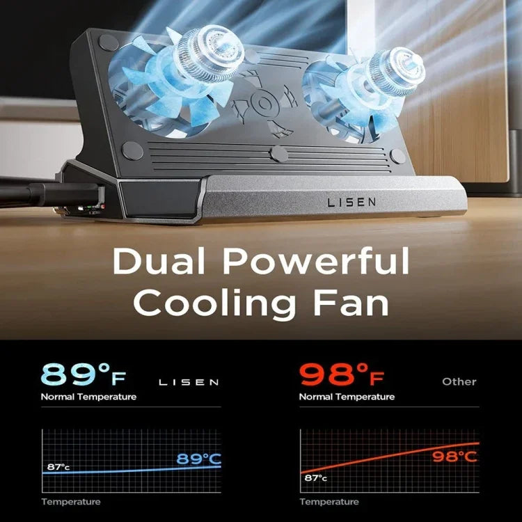 ASUS ROG Ally 100W PD充電対応ゲームコンソールスタンド 多機能USB 3.0ドッキングステーション 5-in-1、6-in-1、9-in-1、10-in-1