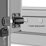 ドア・窓用リミットロック スライドドア固定具 チャイルドセーフティロック, ホワイト ネジなし, シルバー ネジなし, ブラック ネジなし, ホワイト ネジあり, シルバー ネジあり, ブラック ネジあり