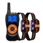 スマート電子リモコン犬トレーニングデバイス 防水 ペット用バークストッパー 1匹用, 2匹用