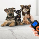 スマート電子リモコン犬トレーニングデバイス 防水 ペット用バークストッパー 1匹用, 2匹用
