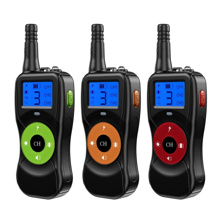 スマート電子リモコン犬トレーニングデバイス 防水 ペット用バークストッパー 1匹用, 2匹用
