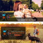 電子リモコン犬トレーニングデバイス ペットトレーニングショック首輪 1匹用 受信機付き