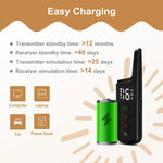 ペット巻き付き式電気ショック柱 強力電子トレーニング首輪 受信機＋リモコン, 受信機のみ