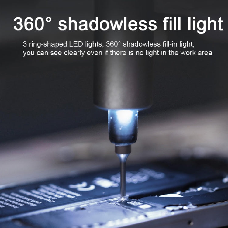 IFu 42-in-1電動ドライバーセット 精密USB急速充電ドライバー LED作業灯付き