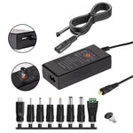 65W 6-20V 調整可能 3A DC電源アダプター充電器、USプラグ、EUプラグ、UKプラグ小型、AUプラグ、UKプラグ大型