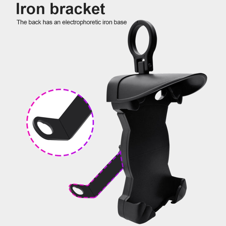 Motorcycle Sunshade Rainproof Mobile Phone Holder, Mirror Holder  No Charge, Handlebar Holder No Charge, Charging Handlebar Holder 5V-2A, Charging Handlebar Holder 5V-3.1A, Charging Handlebar Holder 18W (QC3.0), Charging Mirror Holder 5V-2A            ...