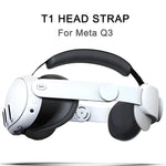 Meta Quest 3 VR調整可能エリートヘッドセットヘッドストラップ、エリートヘッドセットホワイト、エリートヘッドセットブラック