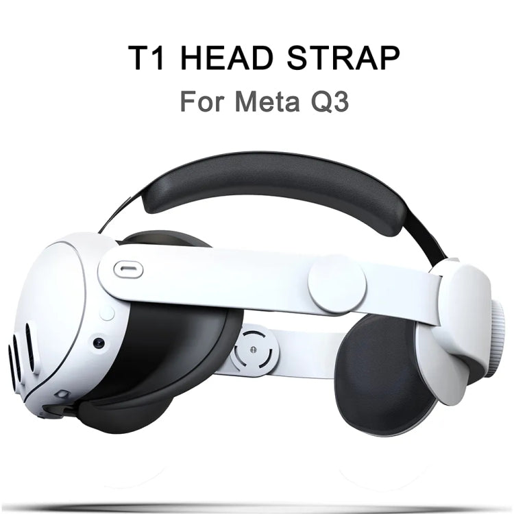 Meta Quest 3 VR調整可能エリートヘッドセットヘッドストラップ、エリートヘッドセットホワイト、エリートヘッドセットブラック