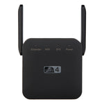 2.4G 300M Wi-Fi アンプ 長距離 Wi-Fi リピーター 無線信号ブースター、USプラグ白、EUプラグ白、UKプラグ白、USプラグ黒、EUプラグ黒、UKプラグ黒