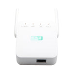 2.4G 300M Wi-Fi アンプ 長距離 Wi-Fi リピーター 無線信号ブースター、USプラグ白、EUプラグ白、UKプラグ白、USプラグ黒、EUプラグ黒、UKプラグ黒