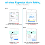 2.4G 300M Wi-Fi アンプ 長距離 Wi-Fi リピーター 無線信号ブースター、USプラグ白、EUプラグ白、UKプラグ白、USプラグ黒、EUプラグ黒、UKプラグ黒