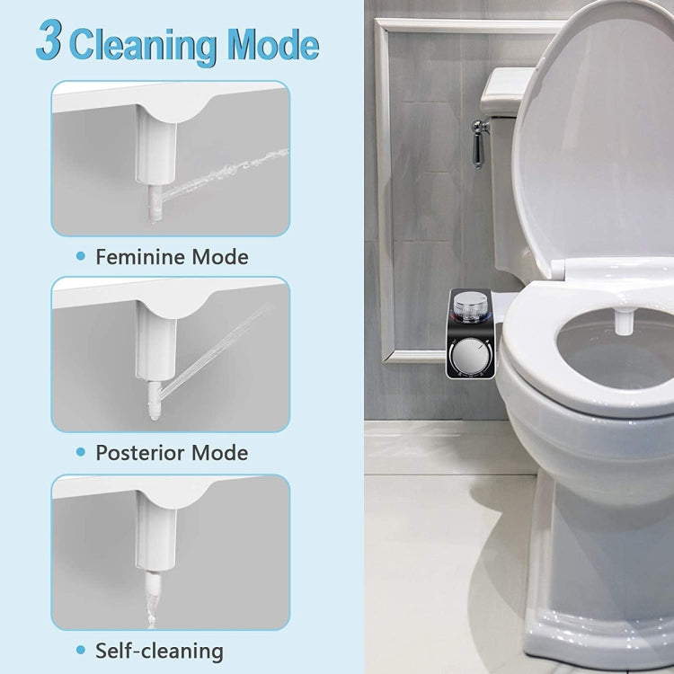 ビデトイレシートアタッチメント 温冷ダブルノズル付き パーソナル衛生用、北米用7/8、アジア／オーストラリア／英国用1/2、ヨーロッパ用3/8