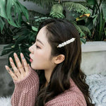 5個セットパールヘアクリップセット大きなヘアクリップピンバレッタ女性用ガールズヘアアクセサリー