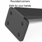 5mm T Type Heavy Duty Bracket Concealed Load-Bearing Laminate Support Bracket, 6 inch, 8 inch, 10 inch, 12 inch, 14 inch, 16 inch, 18 inch, 20 inch