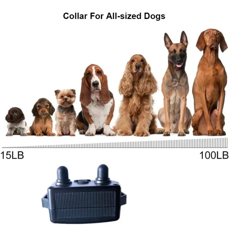 800mリモコン犬トレーナー 吠え止め 電気ショック 振動ペット首輪