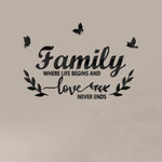 アクリル Familylove 立体ミラー 壁ステッカー 家庭用自己粘着装飾 ソフトミラー Familylove
