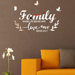 アクリル Familylove 立体ミラー 壁ステッカー 家庭用自己粘着装飾 ソフトミラー Familylove