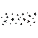 20個セット アクリル星形ミラー 立体壁ステッカー 家庭用装飾 ソフトミラー 星柄