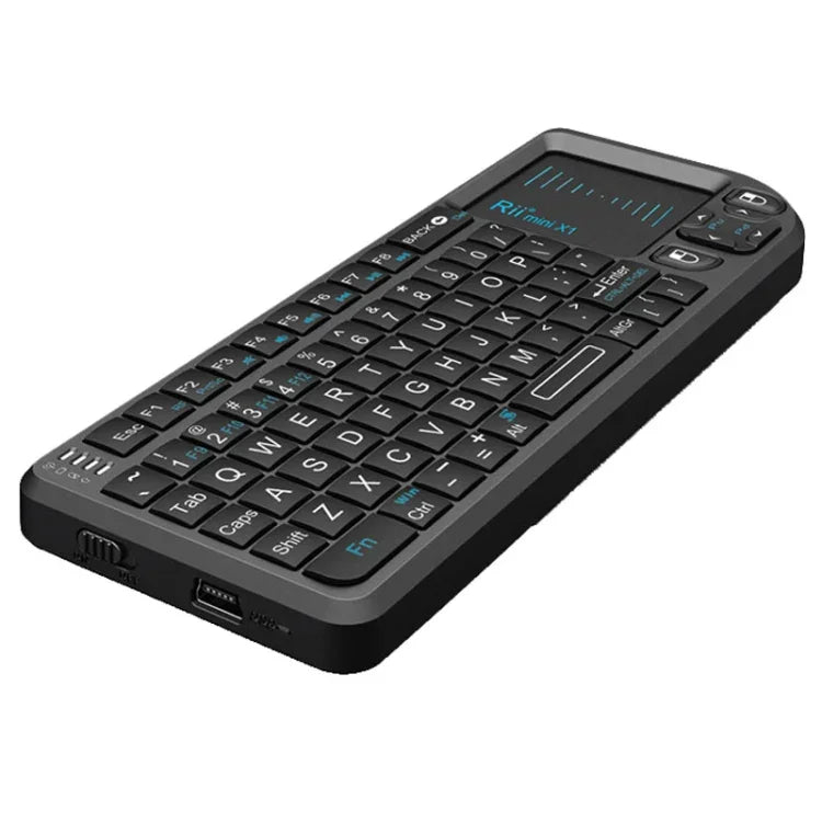 Rii X1 2.4G ミニ クラシック ワイヤレスキーボード キーパッド＆マウス オールインワンキット