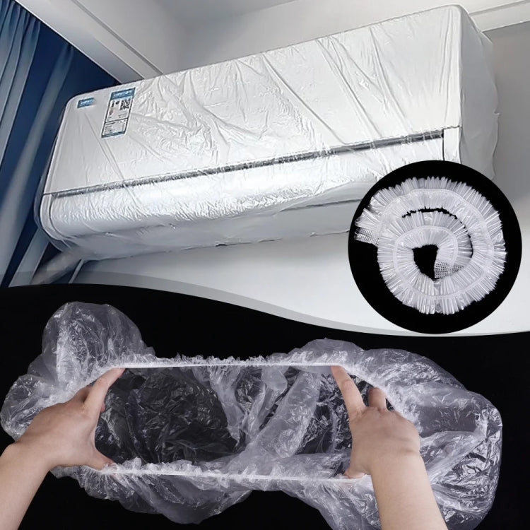 10個入り袋 エアコン用防塵カバー 使い捨て室内ユニットカバー 大型伸縮バッグ 70x145cm