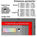 大型抽象柄マウスパッド ゲーマー オフィス コンピューターデスクマット、300 x 600 x 2mm、300 x 700 x 2mm、300 x 800 x 2mm、400 x 900 x 2mm