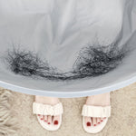 PE素材のヘアカットケープ 60cm 傘デザイン サロン用ヘアドレッシングクローク ヘアダイパーマ用、PE