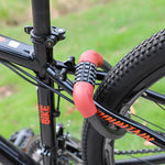 自転車および電動車用5桁コンビネーションロック 安全防犯サイクリングロック、40 x 1.72cm、57 x 1.72cm