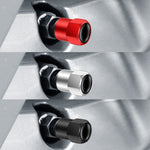 4pcs /Set Hexagonal Metal Tire Valve Caps Automobile Universal Modified Valve Covers, Hexagonal