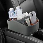 Cat Supplies Leather Storage Box Car Split Paper Tissue Box, Classic Black, Warm Beige