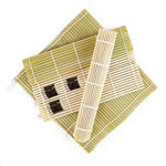 23×22cm 竹製寿司ロール 非粘着寿司巻きす