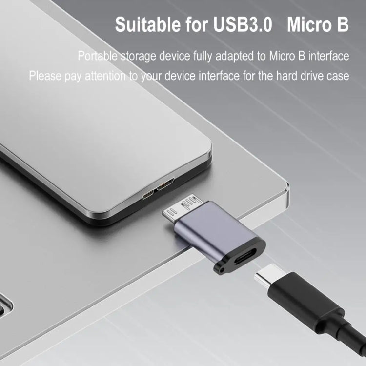 Micro B オスアダプター USBリンク HDDエンクロージャーインターフェースコンバーター、USBメス転送、Type-Cメス転送、USBオス転送、Type-Cオス転送