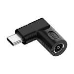 65W メスからType-C オス DC電源からPD電源ノートパソコン多機能アダプター、7.9x0.9mm A、7.4x0.6mm B、スクエアポート C、6.5x1.4mm D、6.3x3.0mm E、5.5x2.5mm F、5.5x2.1mm G、5.5x1.7mm H、5.5x1.0mm I、4.8x1.7mm J、4.0x1.7mm K、4.0x1.35mm L、4.5x3.0mm M
