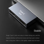 Type-C ドッキングステーション コンピューター充電データポート電源アダプター、2 x Type-C メスから2 x Type-C オス、2 x Type-C メスからType-C オス
