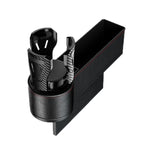 Car Seat Gap Storage Box Car Water Cup Holder Ashtray, Left Black Red, Left Carbon Fiber, Left Brown, Left Beige, Left Black, Right Black Red, Right Carbon Fiber, Right Brown, Right Beige