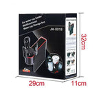 Car Seat Gap Storage Box Car Water Cup Holder Ashtray, Left Black Red, Left Carbon Fiber, Left Brown, Left Beige, Left Black, Right Black Red, Right Carbon Fiber, Right Brown, Right Beige