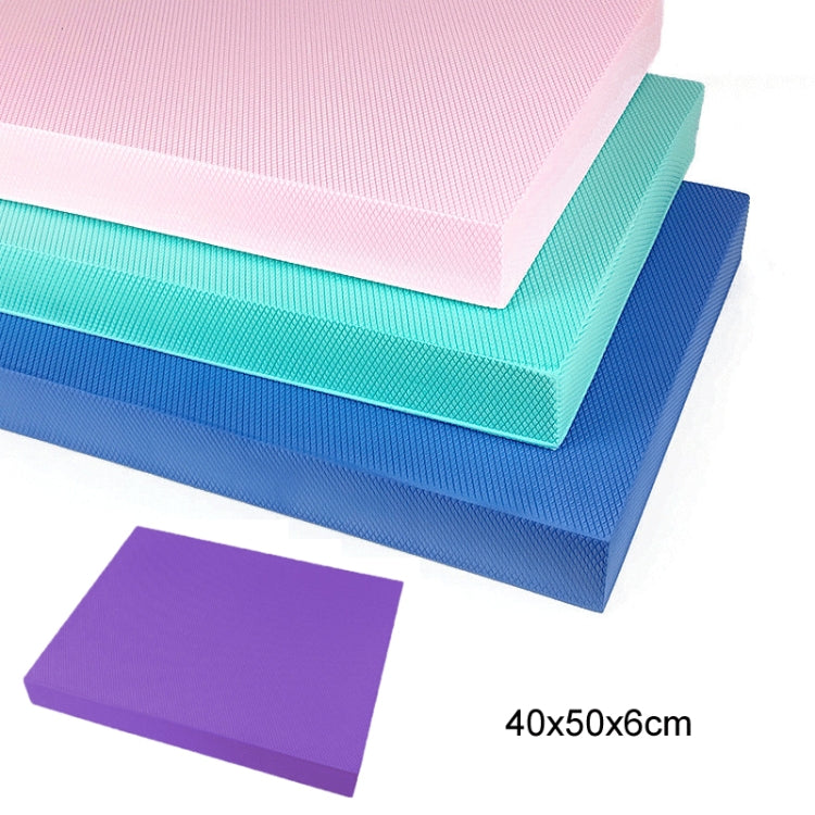 40x50x6cm バランスマット スポーツ膝立てマット フィットネスフラットサポートマット、ティファニーブルー、ミレニアムピンク、ダークブルー、パープル