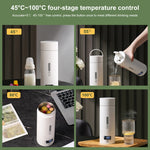 300W 500ml 電気加熱水カップ スマート沸騰ケトル 温度調節ケトル SUS304 USプラグ、SUS316 USプラグ、SUS304 UKプラグ、SUS316 UKプラグ、SUS304 EUプラグ、SUS316 EUプラグ