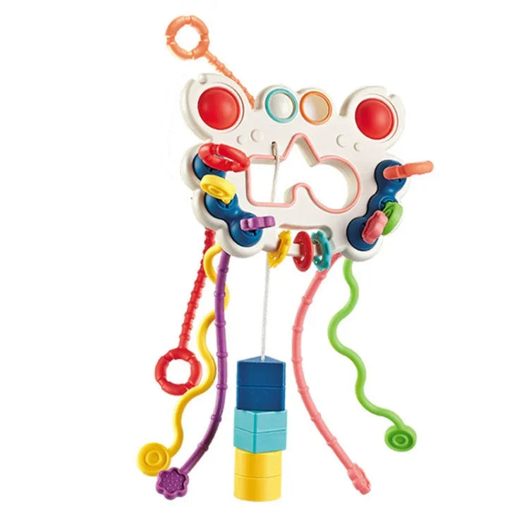 ベビーパズル楽しい指ポンピングおもちゃ 啓発早期教育玩具, タコ（ブルー）, タコ（レッド）, カートゥーンカニ（オレンジ）, カートゥーンカニ（グリーン）, ロケット（ブルー）, ロケット（レッド）, 飛行剣（レッド）, 飛行剣（ホワイト）, カニ, 宇宙船, 携帯電話ラビ...