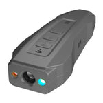 LED点滅ライト付きハンドヘルド超音波吠え止め器 周波数変換犬トレーニング機器、黒＋オレンジ、ダークグレー、グレー＋オレンジ