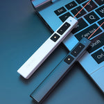 Deli 2.4GHz ページターナー USBクリッカー レッドライト付き PPT用, 2802 (ブラック), 2802 (ホワイト)