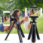 Portable Tabletop Camera Phone Tripod With Ball Head Removable Mini Selfie Tripod