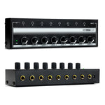8チャンネルモニタリング多チャンネルヘッドホンアンプ 録音スタジオ用、USプラグ、HA800