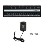 8チャンネルモニタリング多チャンネルヘッドホンアンプ 録音スタジオ用、USプラグ、HA800