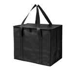 不織布弁当用アルミホイル保温バッグ 底板付き テイクアウトランチバッグ 41x26x33cm