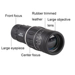 16x52 高精細屋外用バードウォッチング単眼鏡 16x52 プリズム 16x52 グリーンフィルム 16x52 バッグなし 16x52 クリップ＋三脚付き